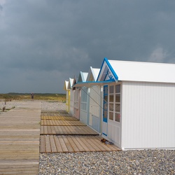 Le petit monde des cabines de plage